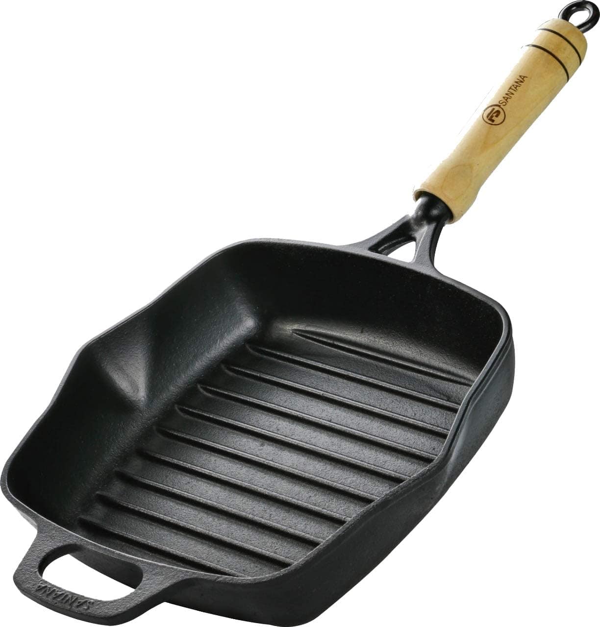 Frigideira De Ferro Fundido Cook Grill Bistequeira 22x22cm S...