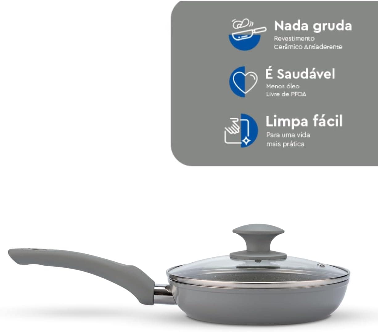 Jogo de Panelas Brinox Antiaderente 5 peças com Indução Cera... - Image 9