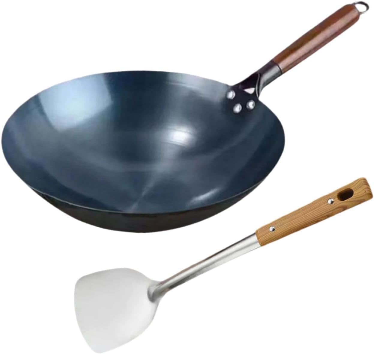 Generic Panela Wok Ferro Wok Gás Cozinhar Ferver Cozinhar Wo...