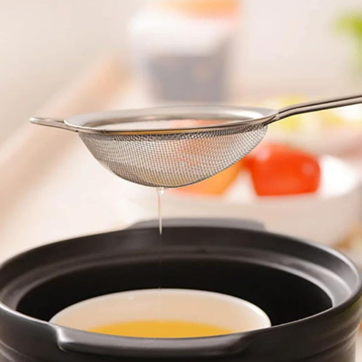 Jogo 3 Peneiras em Aço Inox Resistente Luxo Para Coar Polvil... - Image 7