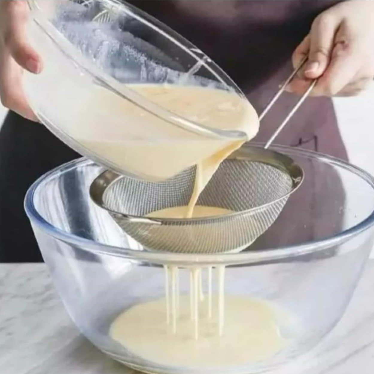 Jogo 3 Peneiras em Aço Inox Resistente Luxo Para Coar Polvil... - Image 5