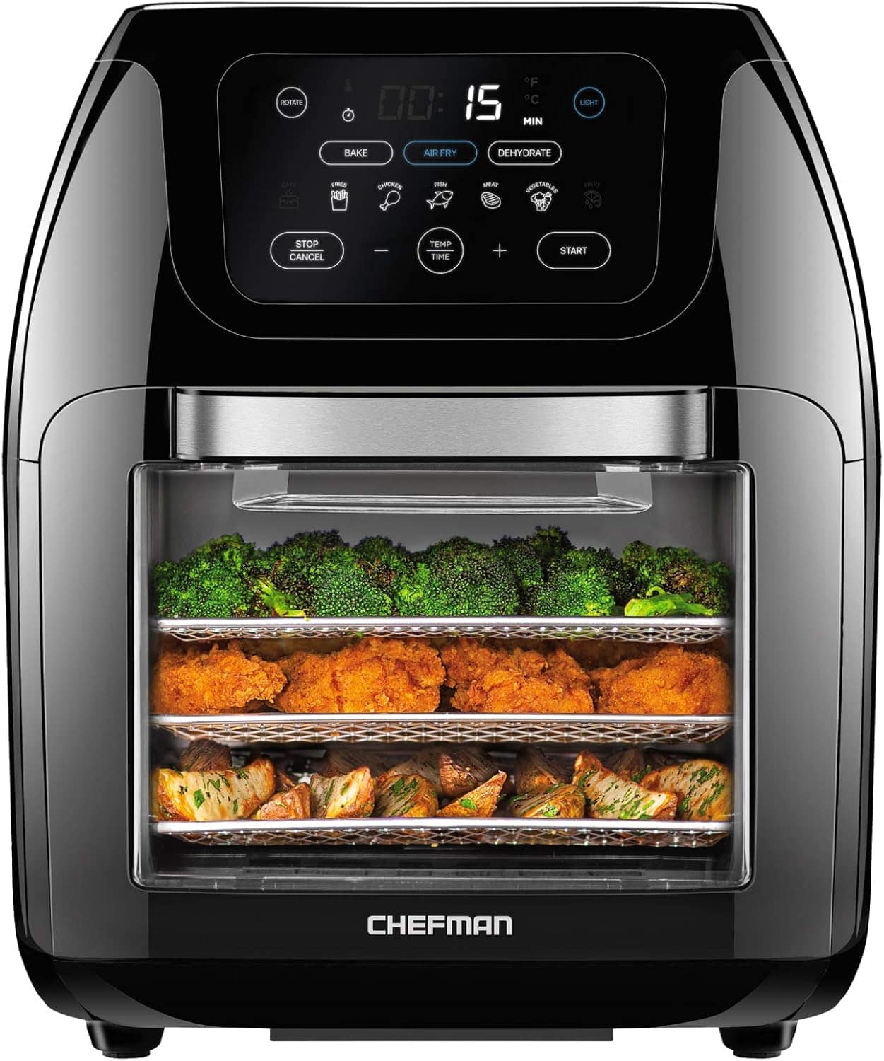 CHEFMAN Fritadeira digital multifuncional + assadeira, desid... | É bom mesmo? Descubra antes de comprar