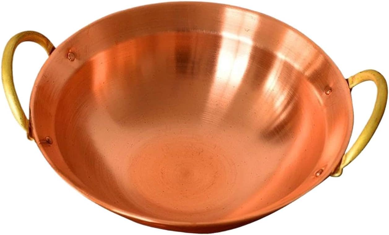 Generic Panela de cobre para fondue, estilo chinês, fácil de...