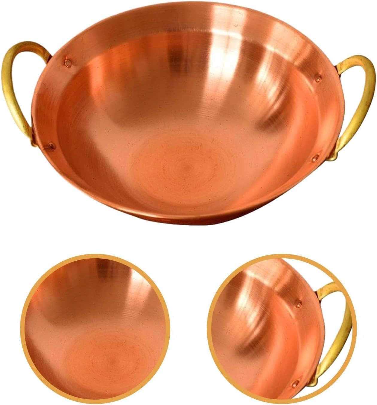 Generic Panela de cobre para fondue, estilo chinês, fácil de... - Image 3