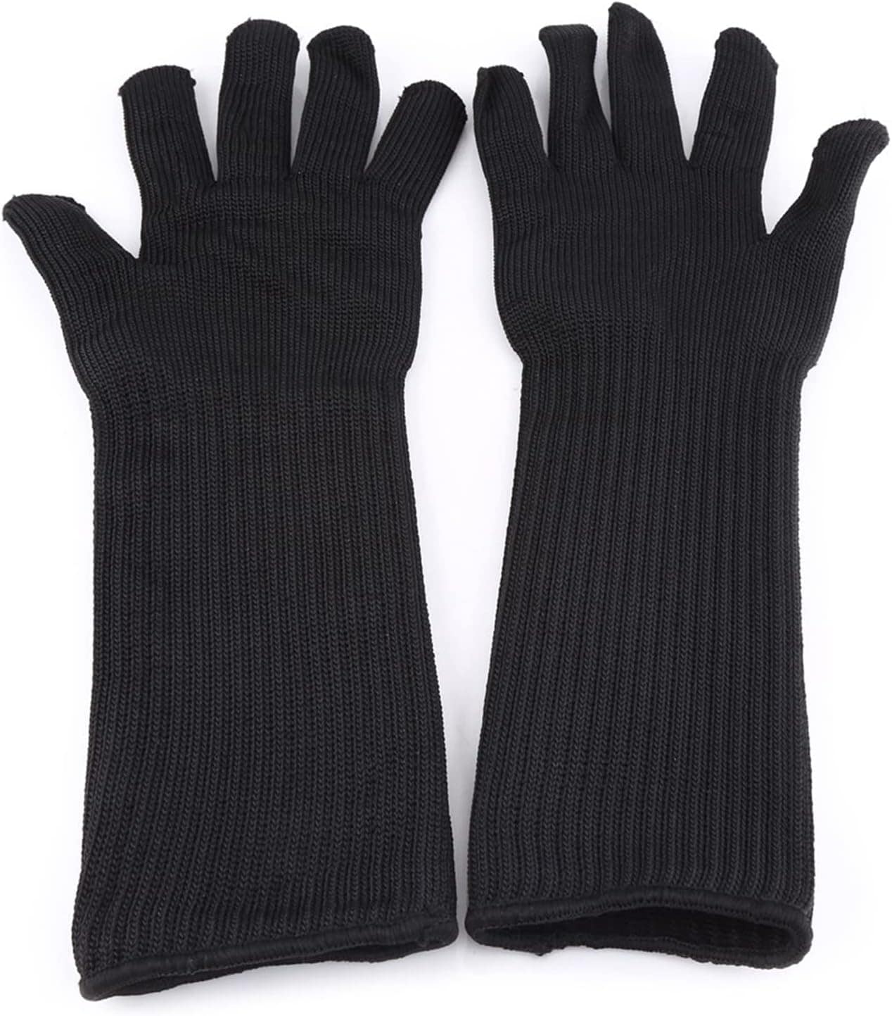 Luvas Resistentes Ao Corte, Fio de Aço Inoxidável, Punhos Lo... - Image 6