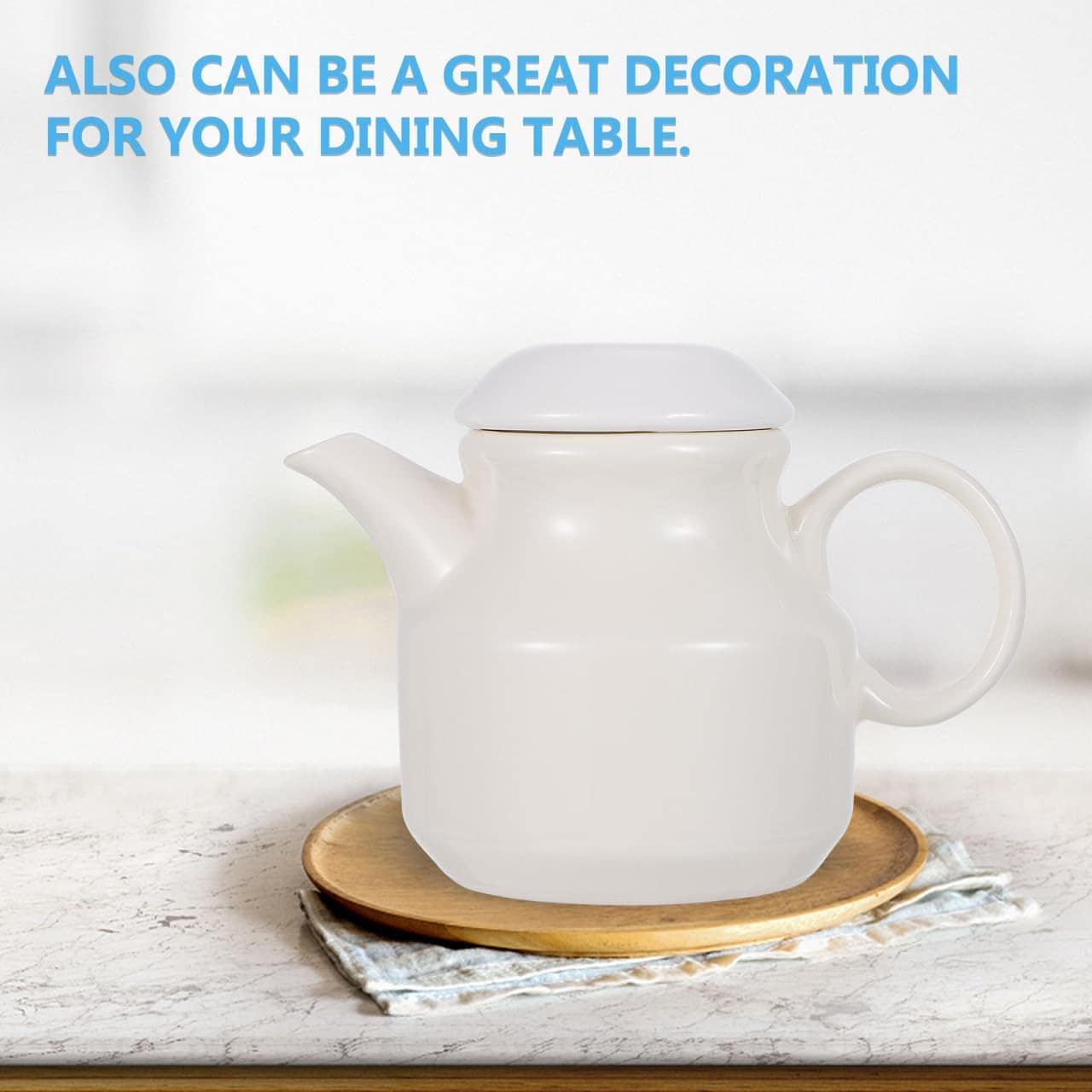 Jarra para creme com alça de cerâmica branca com creme para ... - Image 8