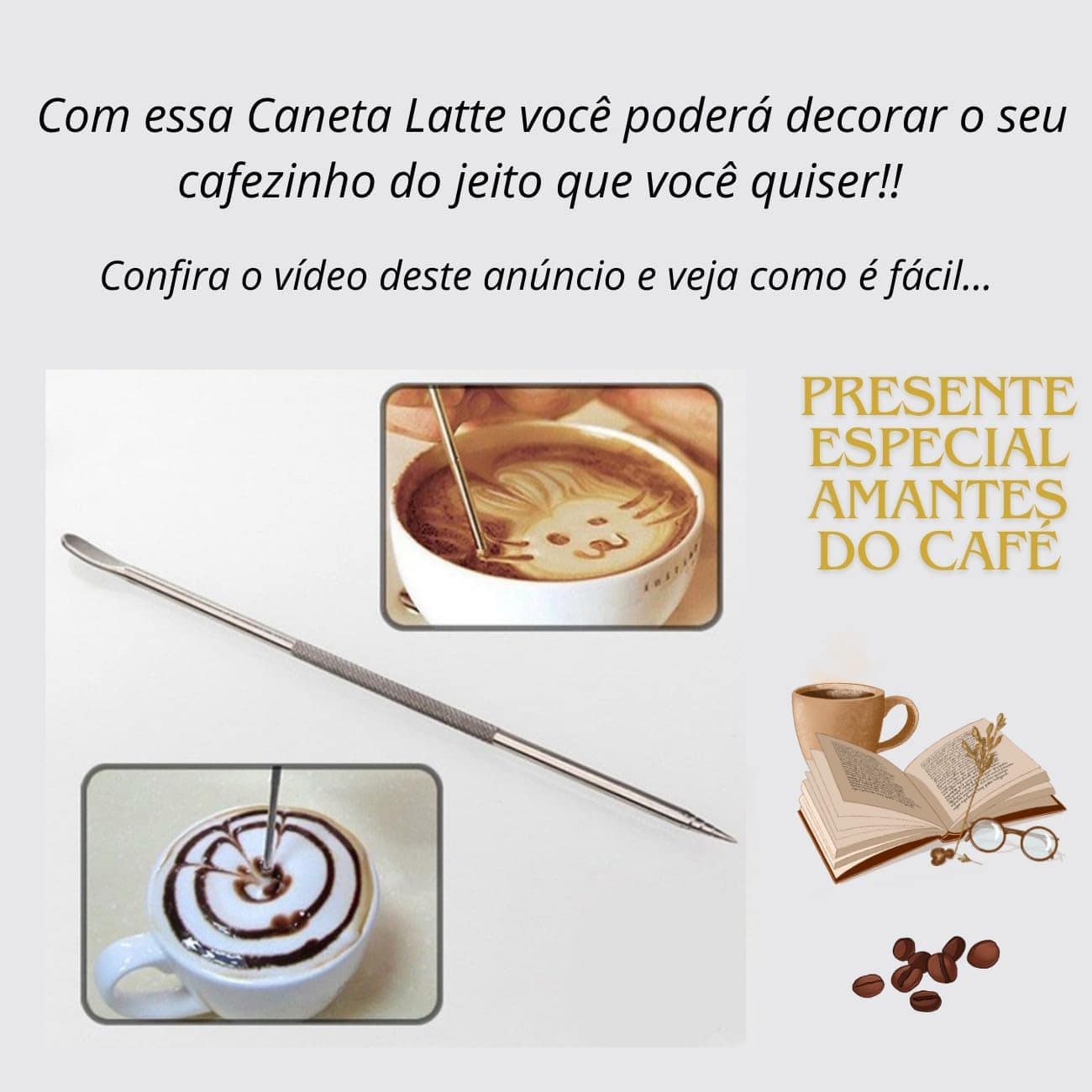 Bule Jarra Leiteira Barista 600ml Inox Preto + Caneta Latte - Image 5