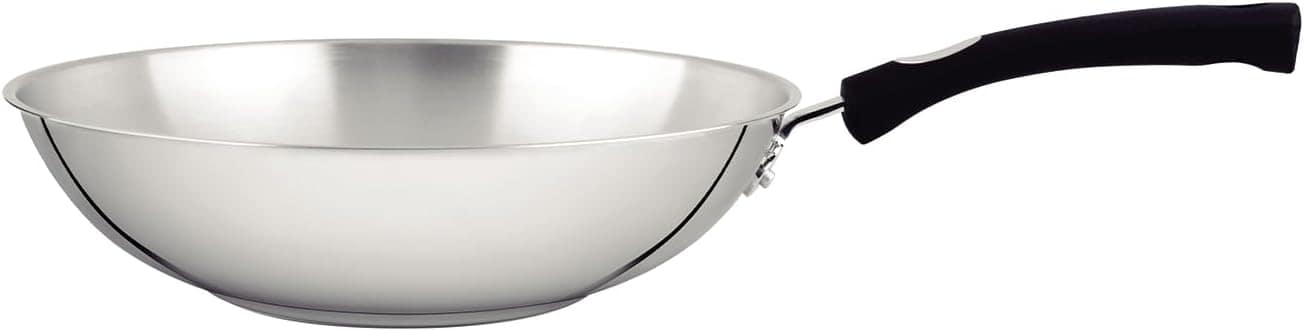 Panela Wok Tramontina Inox S/Tampa Solar Silicone 28cm, 6213...
