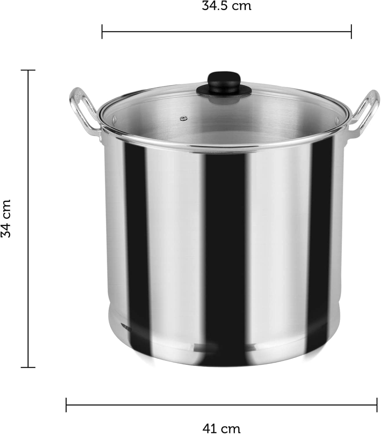 Vasconia 27.5-Quart Steamer Pot (Aluminum) with Tray & Glass... - Image 8