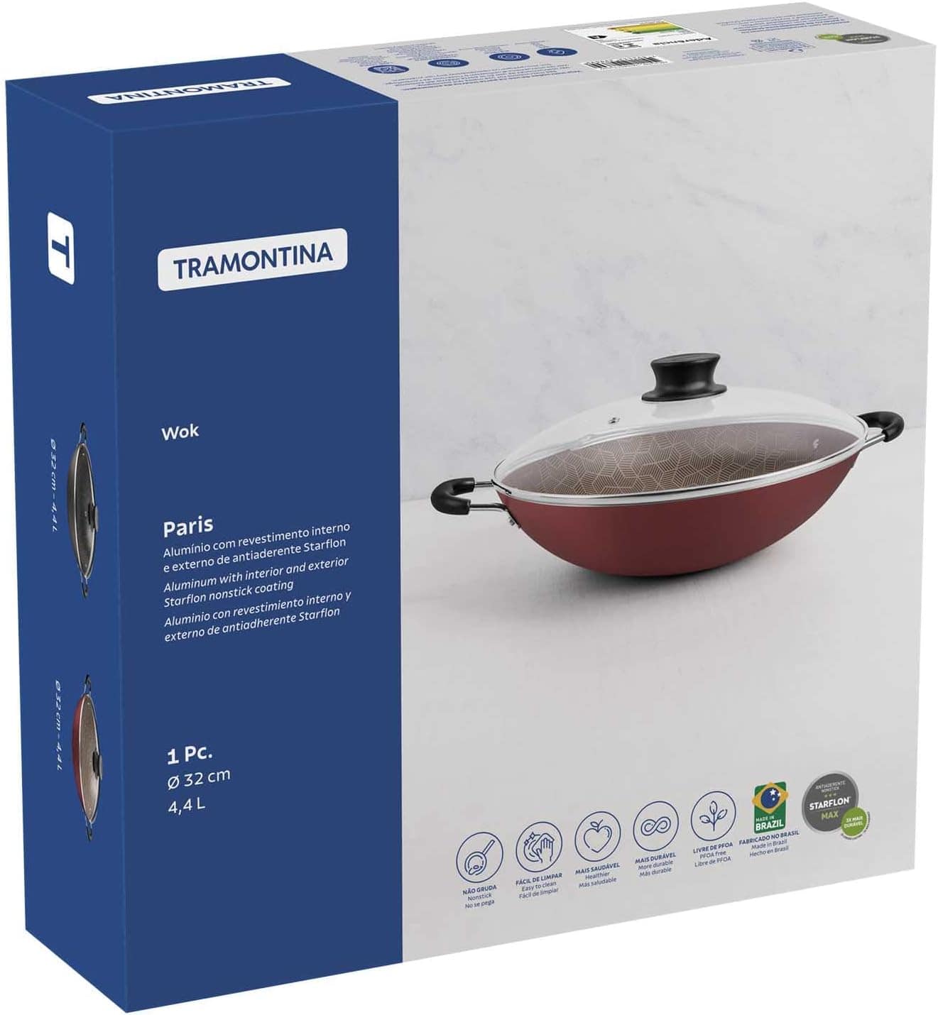 PANELA WOK ALUM 32CM PARIS VER - Image 6