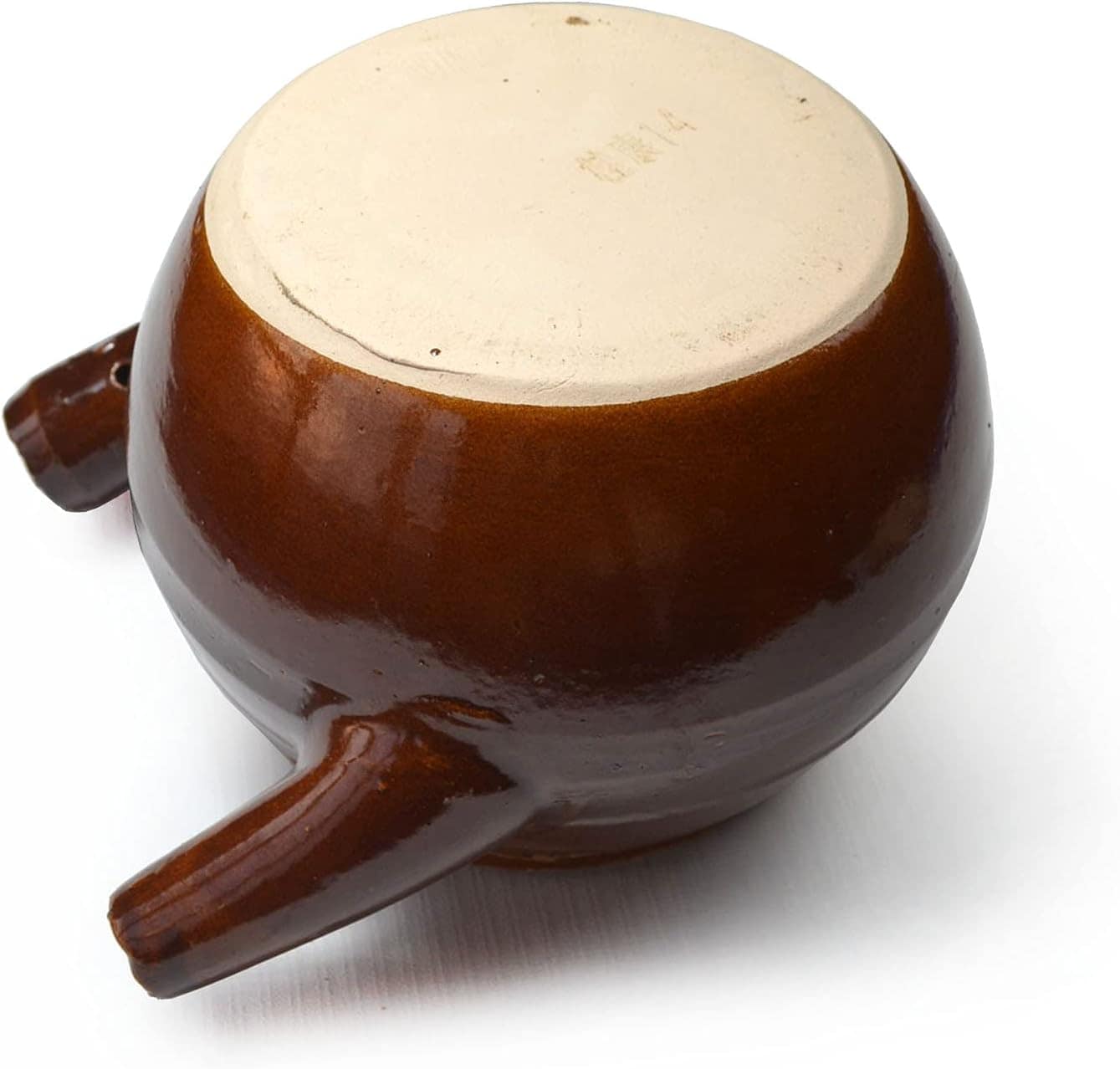 Caçarola de barro, 2,268 g/2400 ml, resistente ao calor, fei... - Image 4