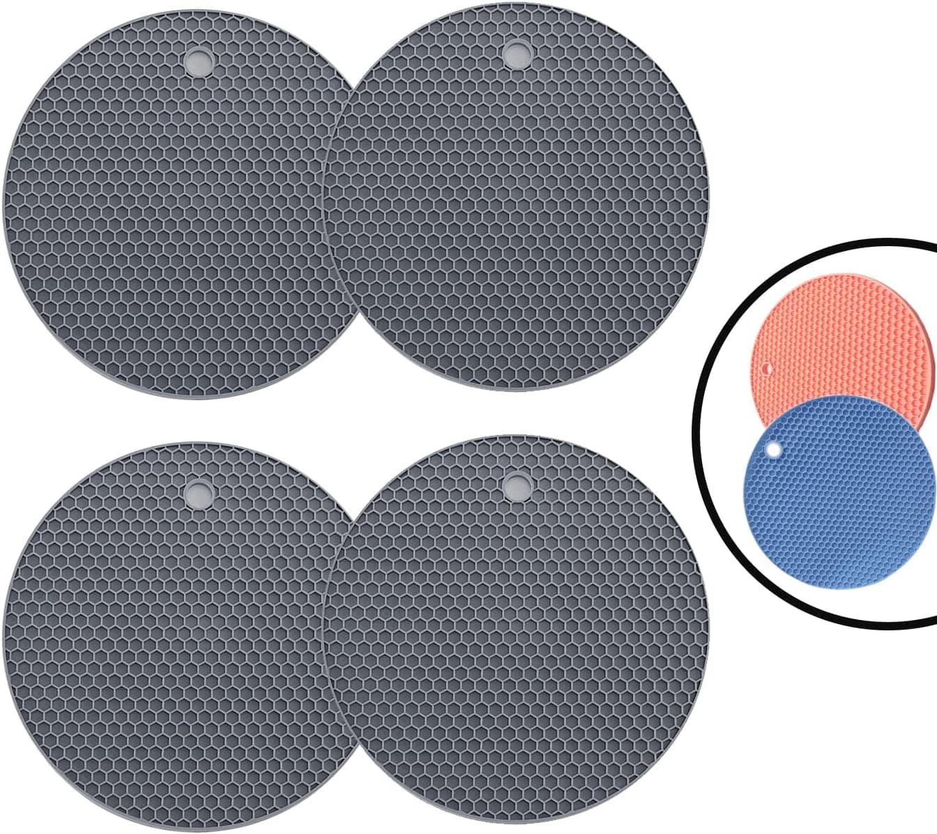 Descanso de Panela em Silicone - Apoio de Panela quente (CIN...