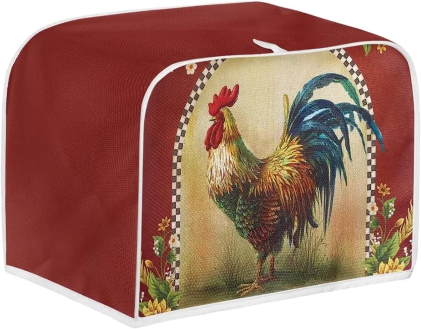 Annejudy Capa para Torradeira Sunflower Rooster 4 Fatias, Es... - Image 2