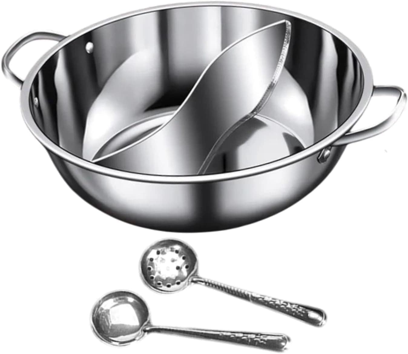 Shabu Shabu Pot Hot, panela quente com divisor, sabor duplo ... - Image 7