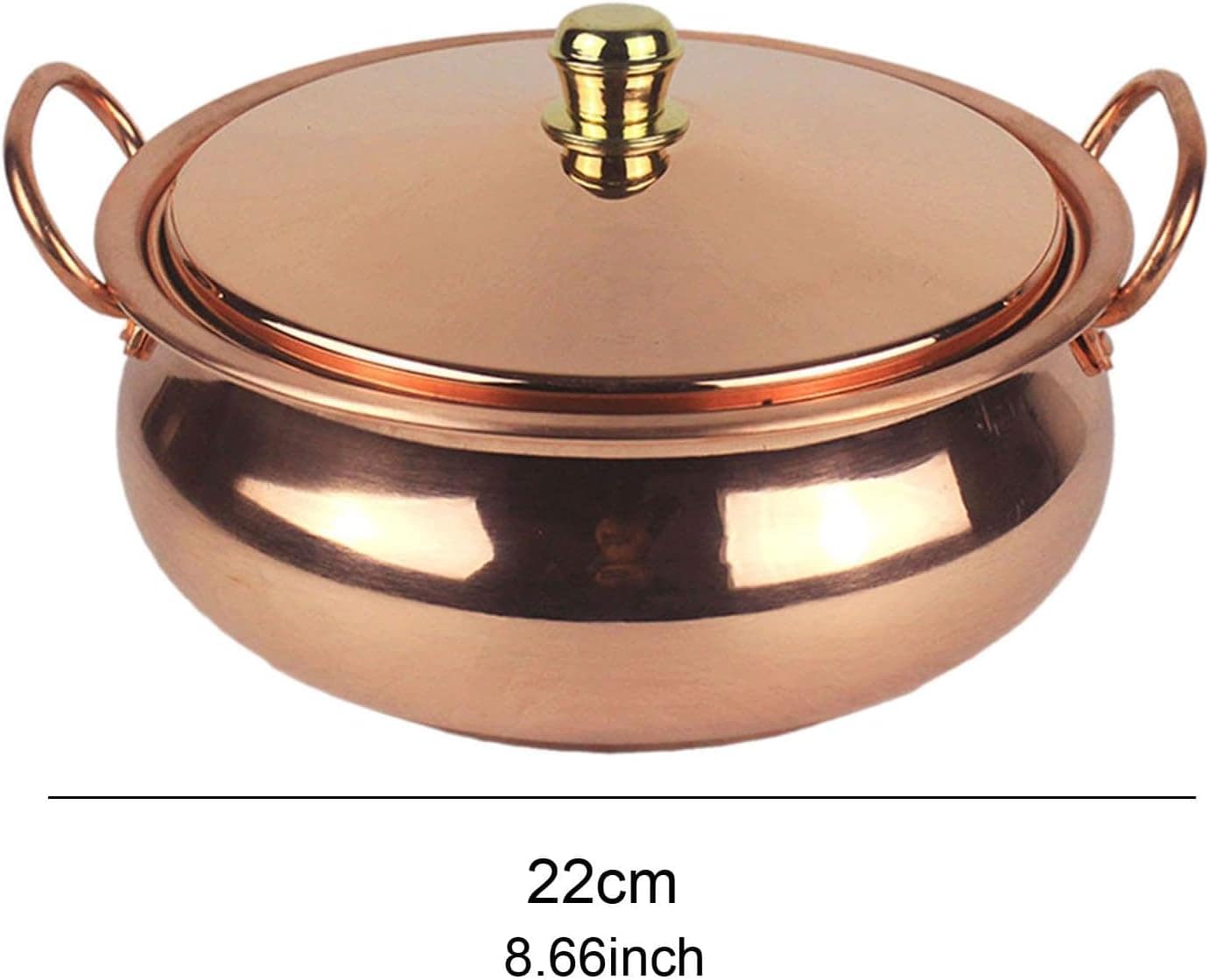 MotiveTech Panela de Cobre Puro para Fogão, Panela de Induçã... - Image 4