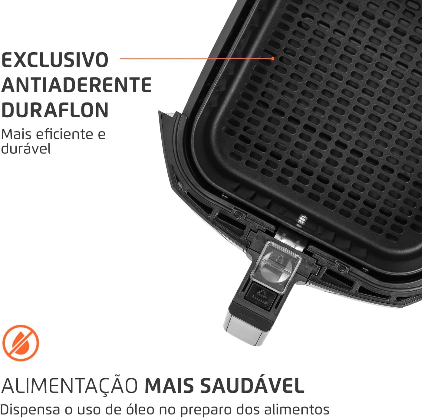 Fritadeira Sem Óleo Air Fryer 5,5L, Mondial, Preto/Inox, 190... | É bom mesmo? Descubra antes de comprar - Image 6