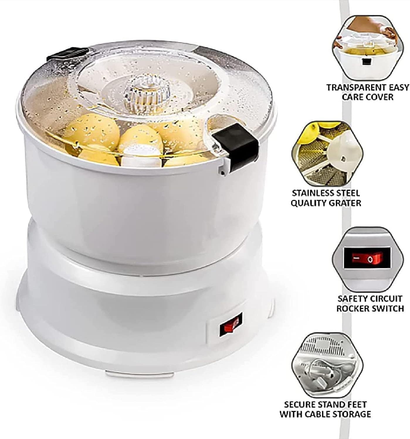 Descascador De Batata Elétrico, Descascador De Legumes Total... - Image 2