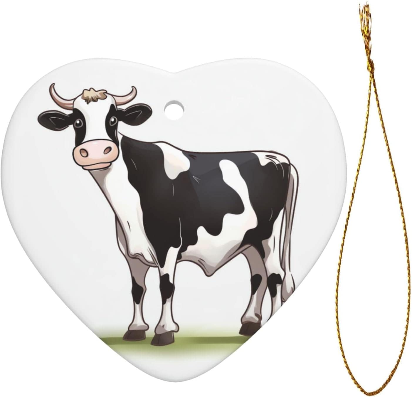 Enfeites de árvore de Natal de cerâmica para pendurar em árv... - Image 2