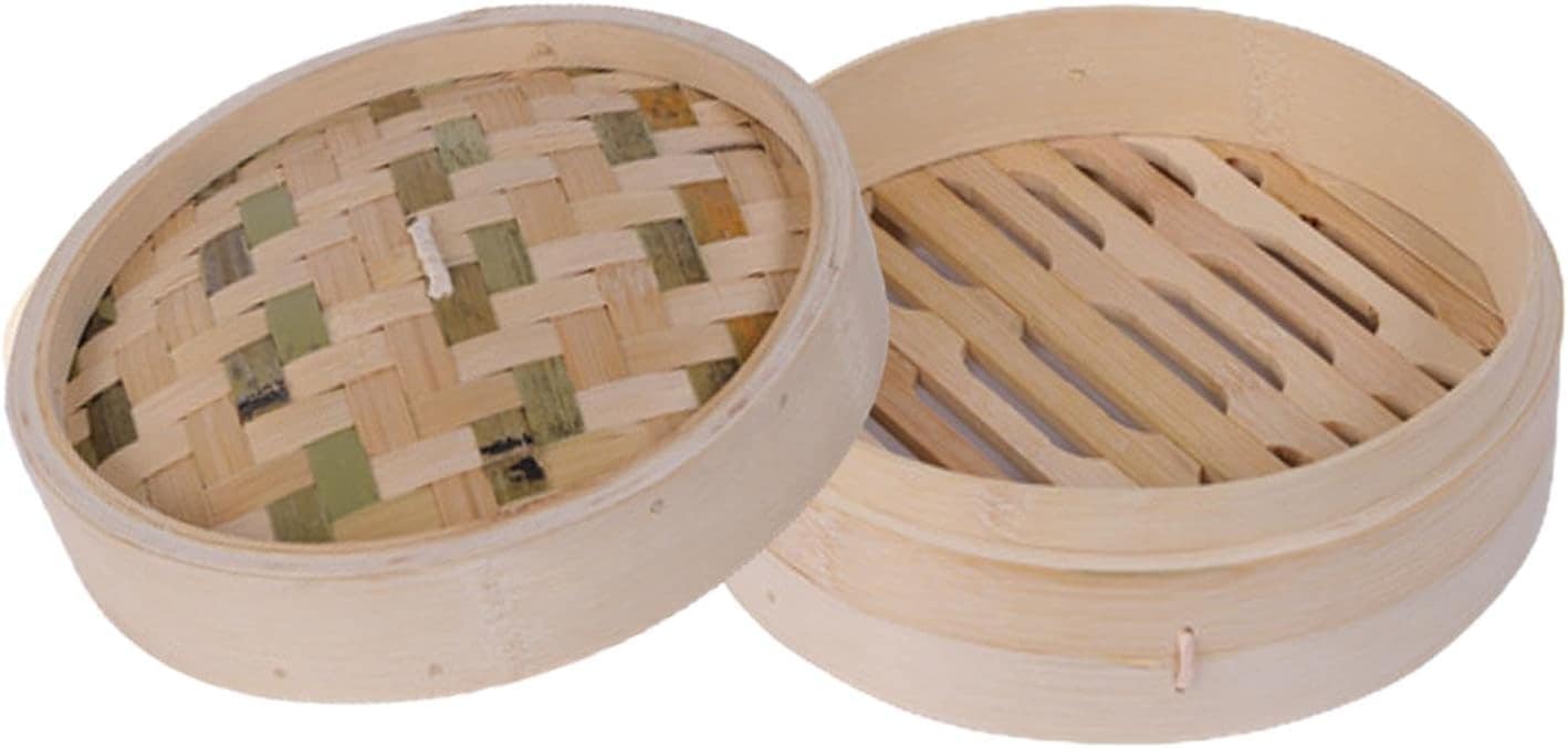 Baoblaze Cesta de vapor de bambu para alimentos, vaporizador...