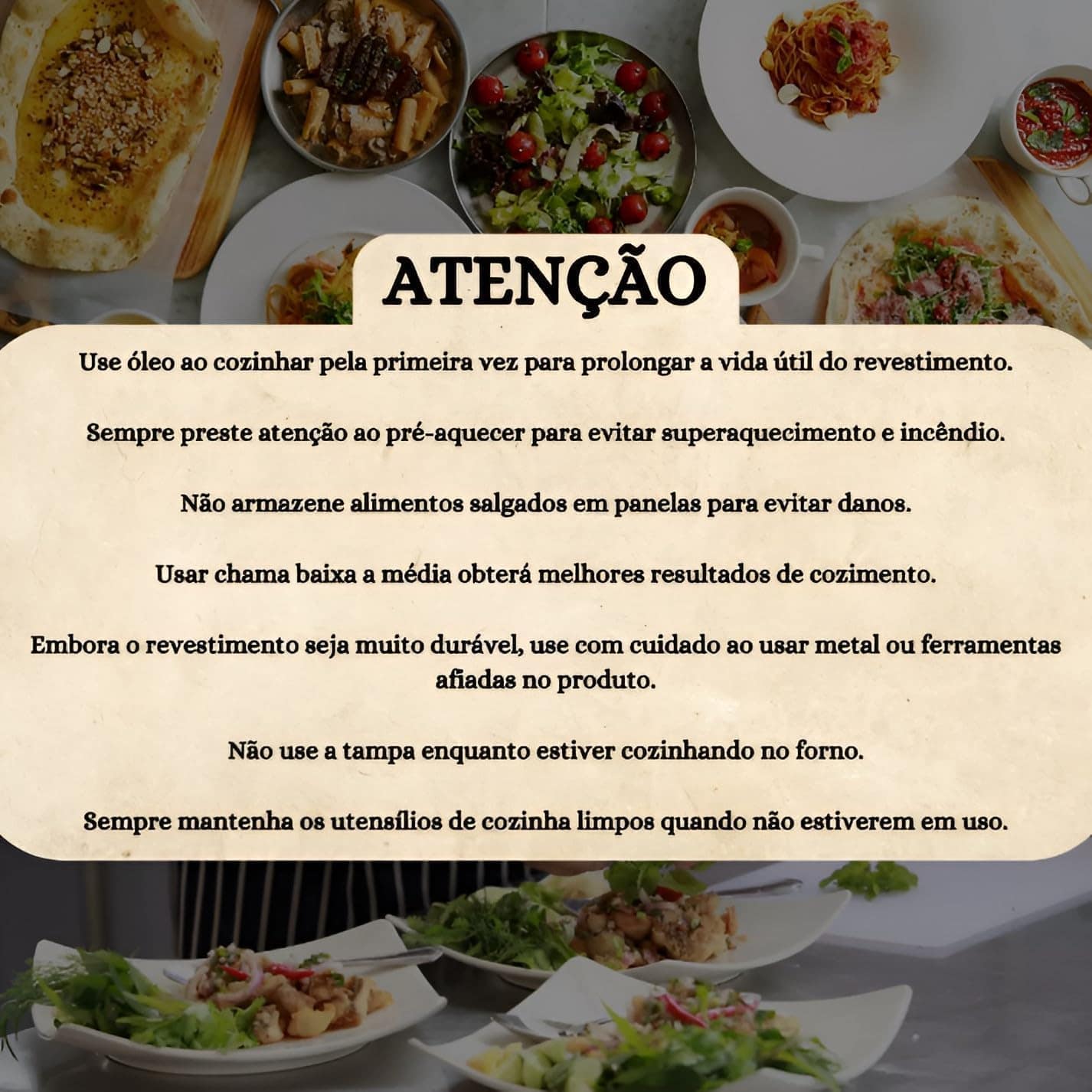 Conjunto de Panelas de Cerâmica Antiaderente Revestido de Gr... - Image 4