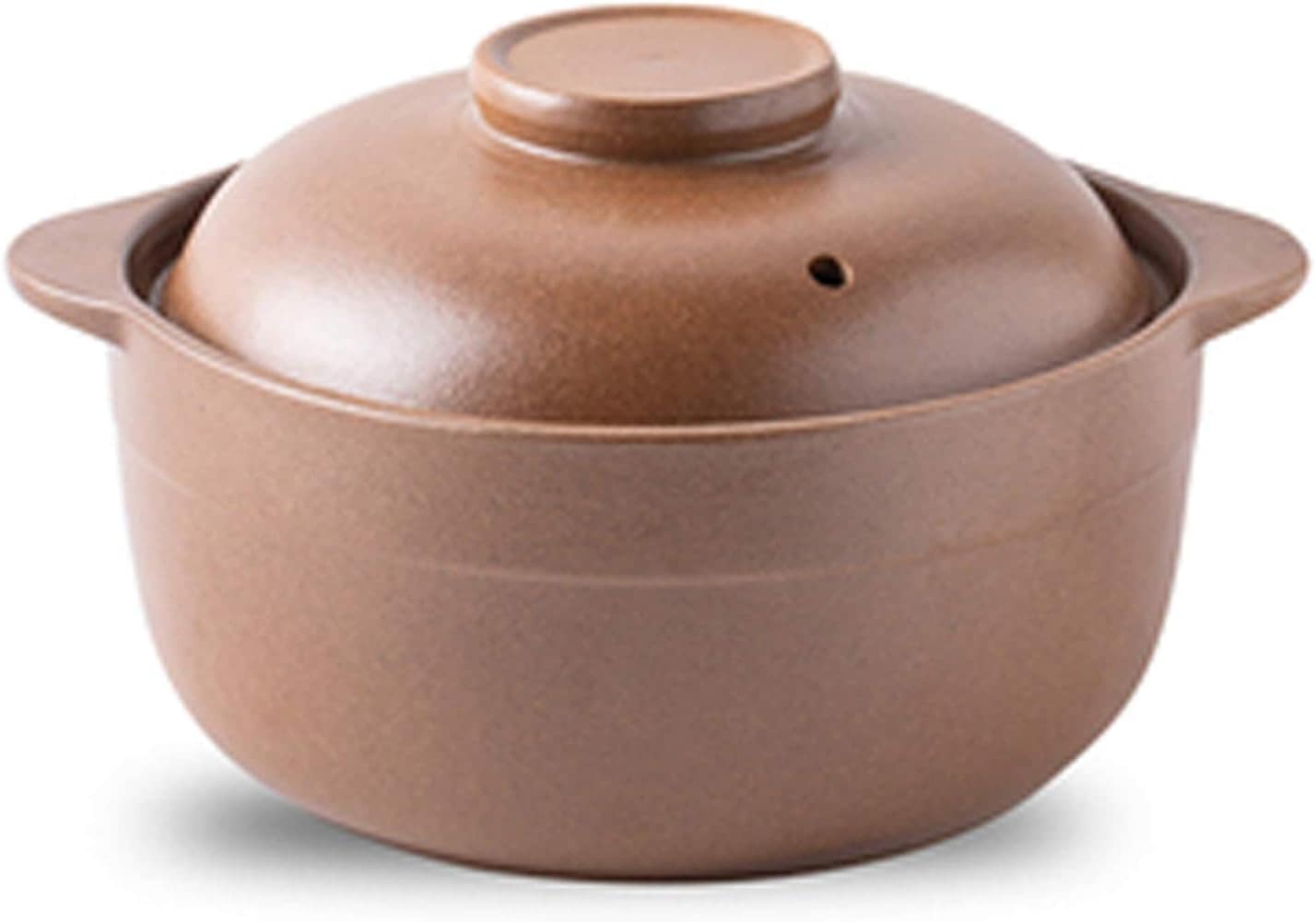 Panela de sopa com tampa, caçarola de cerâmica, panelas trad...