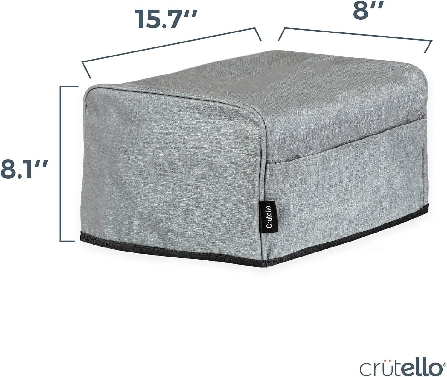 Crutello Capa para torradeira de 4 fatias com bolsos de arma... - Image 2