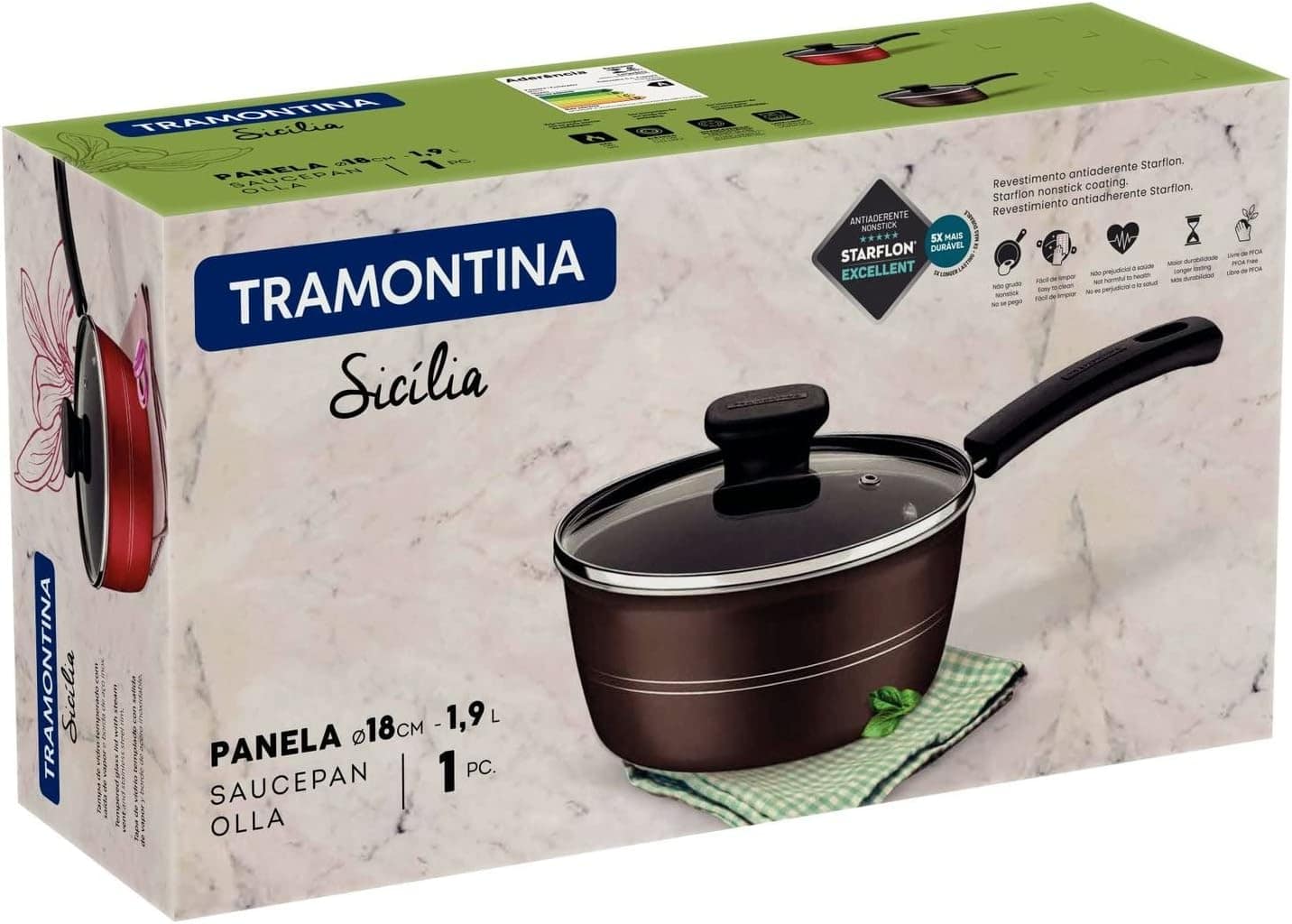 Panela Tramontina Sicília em Alumínio com Revestimento Inter... - Image 2