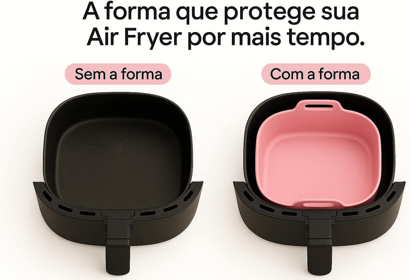 Forma de Silicone Quadrada Premium para Air Fryer 3 a 5 Litr... | É bom mesmo? Descubra antes de comprar - Image 4