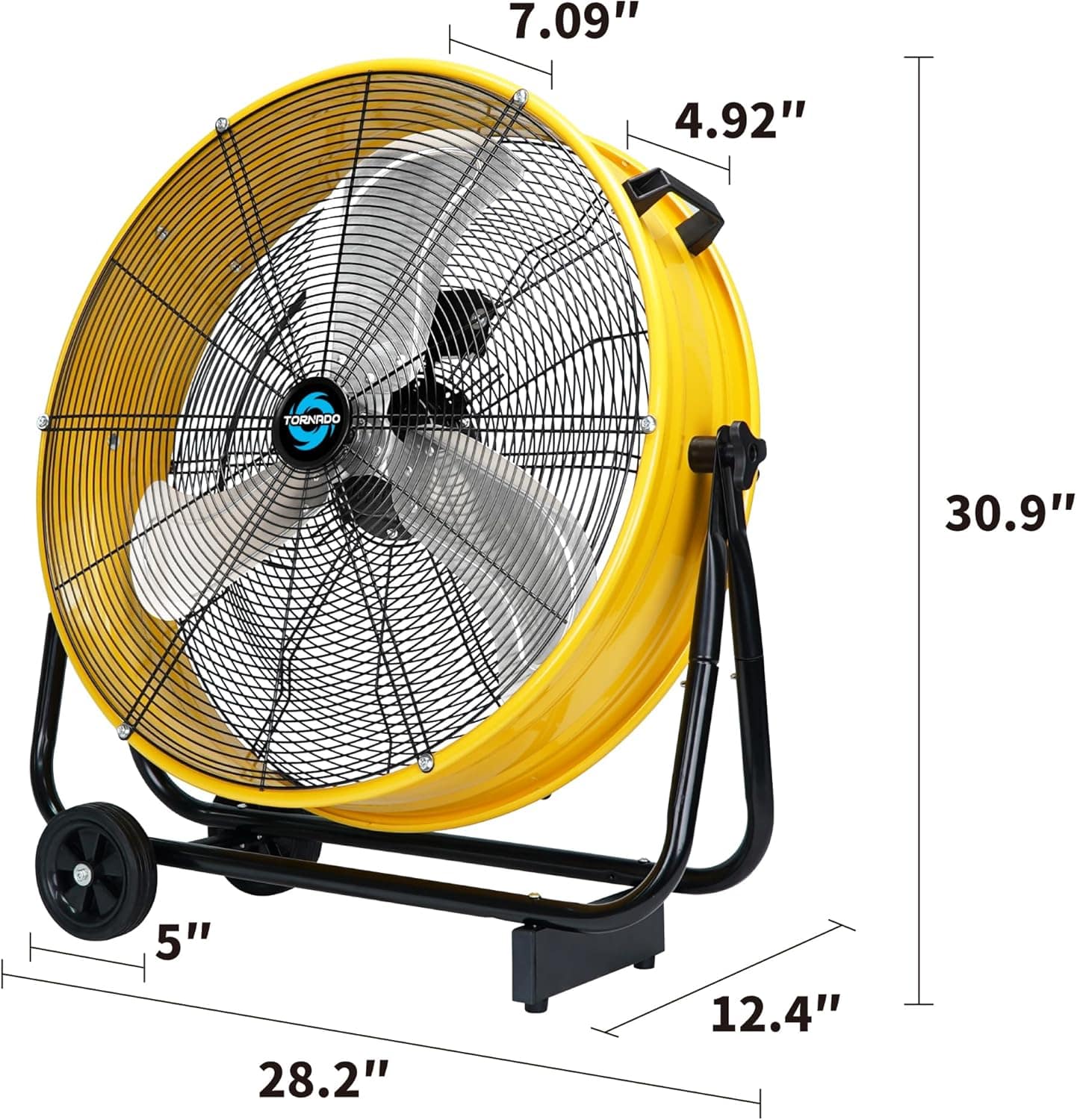 Tornado Ventilador circulador de ar de 3 velocidades de tamb... - Image 2
