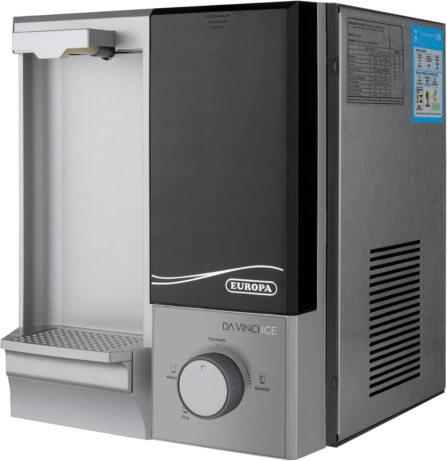 Purificador de Água Refrigerado Europa Da Vinci Ice Inox 127... | É bom mesmo? Descubra antes de comprar - Image 3