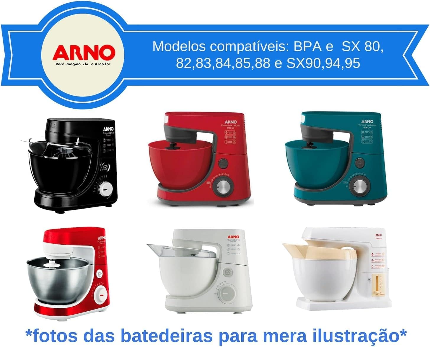 Batedor Leve Globo Planetaria Arno Original - Image 2