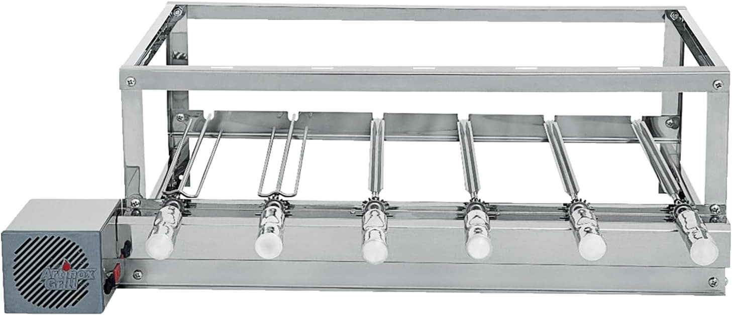 Churrasqueira Gira Grill 100% Inox - Artinox Grill - 6 Espet...