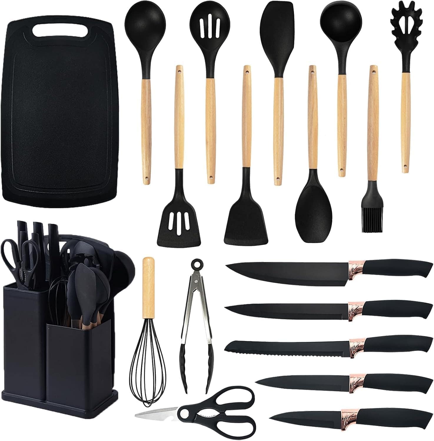 Utensilios para Cozinha, 19 Peças Utensilios para Cozinha Si...