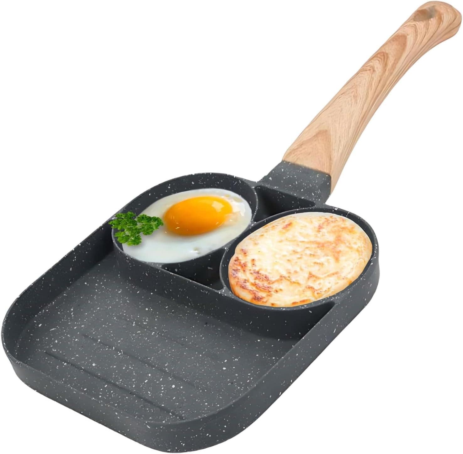 Panela de Omelete 4Leader Panela Antiaderente, Frigideira de...