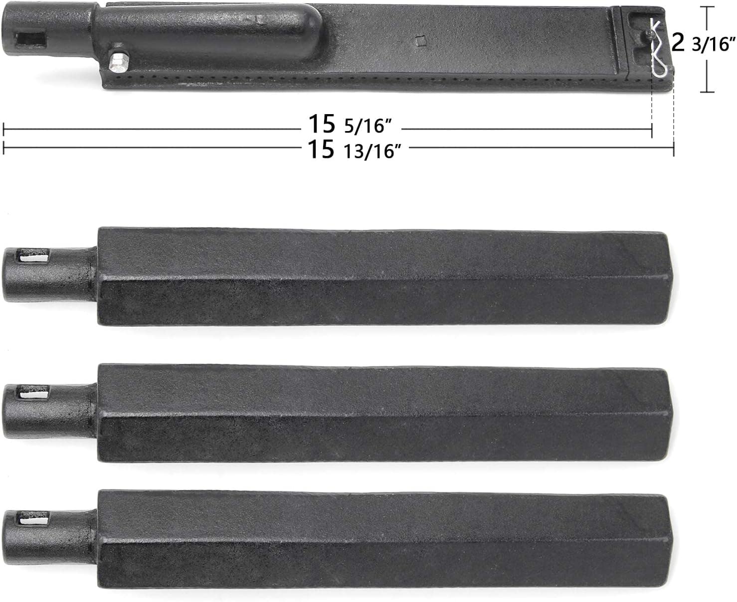 Hongso 15 Peças de substituição para grelha a gás de tubo de... - Image 2
