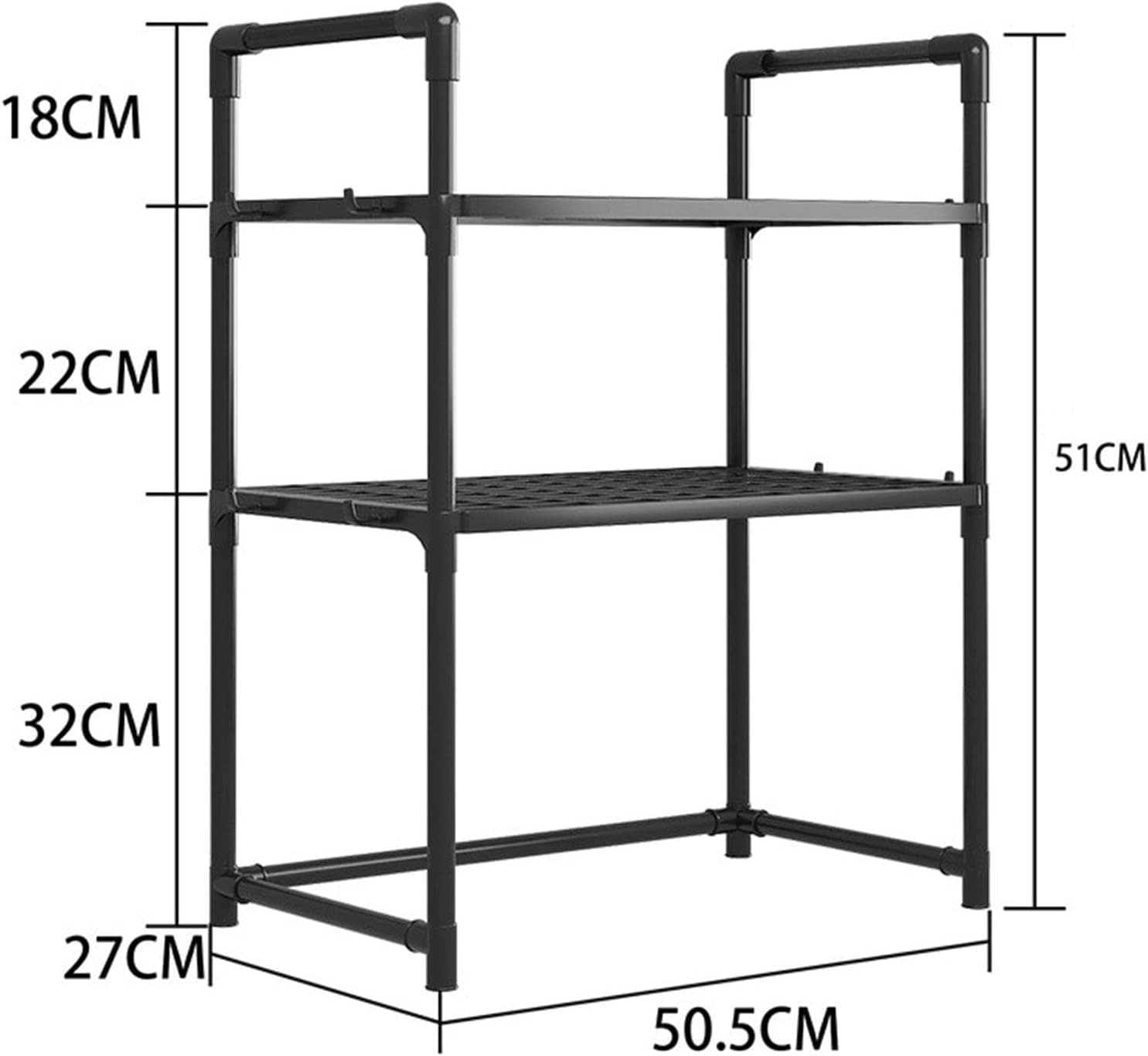 Prateleira organizadora de balcão para forno de micro-ondas,... - Image 5
