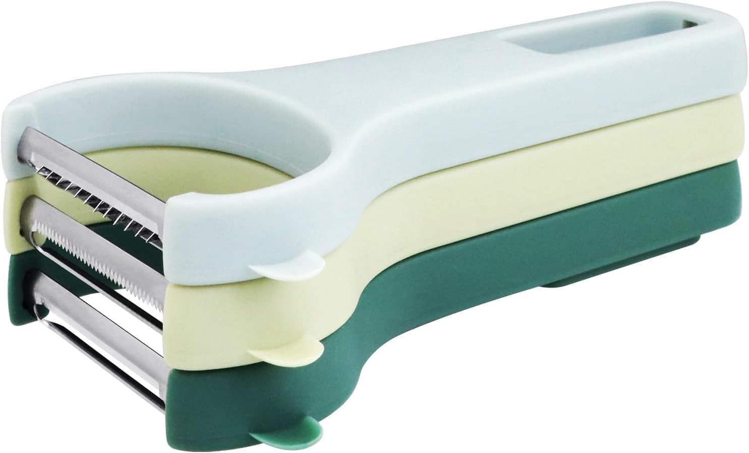 VOGARB Descascador de legumes para cozinha, 3 lâminas de aço...