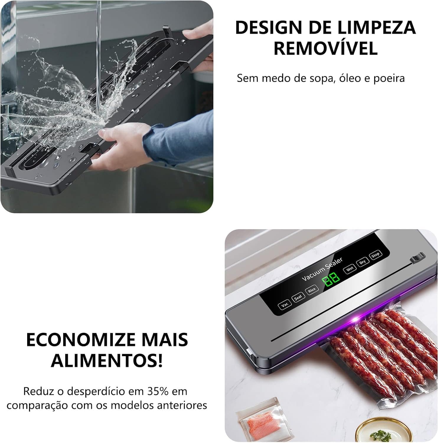 Seladora Vacuo, Seladora Vacuo 110v-220v,MáQuina AutomáTica ... - Image 5