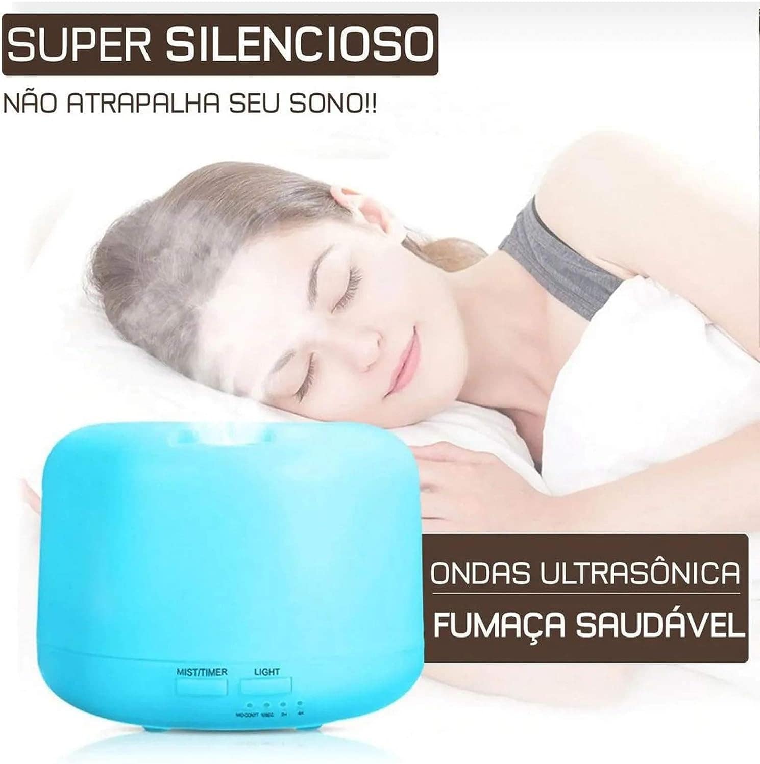Difusor Aromatizador Ultrassônico Umidificador de Ar Portáti... | É bom mesmo? Descubra antes de comprar - Image 5