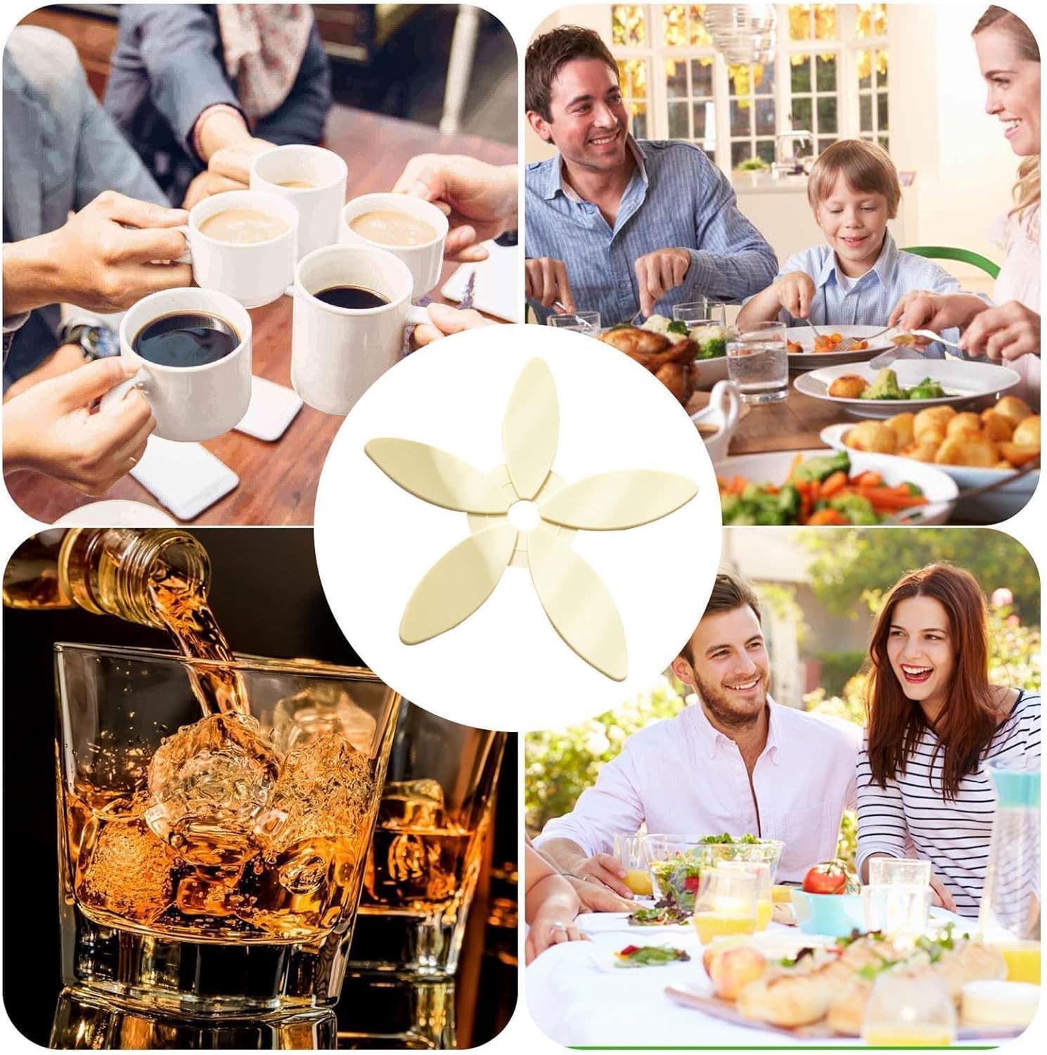 Fecadou Trivet de silicone, Trivets de silicone - Tapete de ... - Image 4