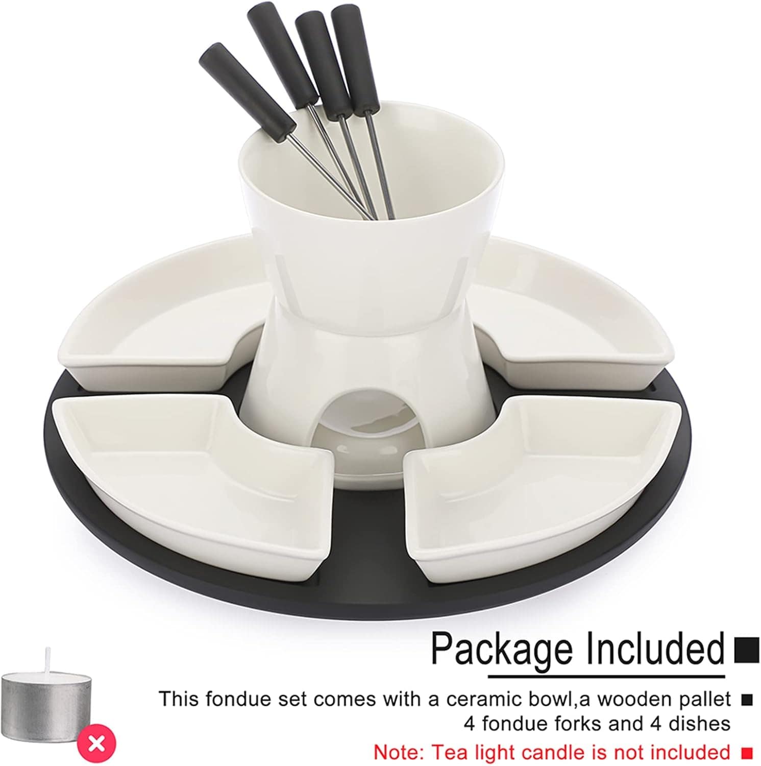 BSTKEY Conjunto de aquecedor de manteiga de cerâmica de 300 ... - Image 7