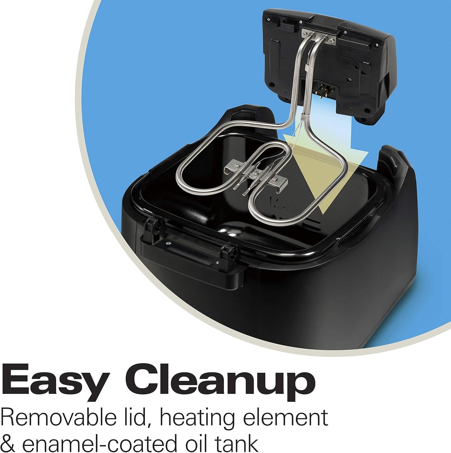 Hamilton Beach Fritadeira elétrica, laterais fáceis de limpa... | É bom mesmo? Descubra antes de comprar - Image 6