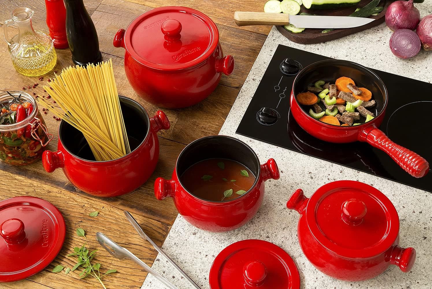 Ceraflame Conjunto Panelas de Cerâmica Premiere+ Joy 5 Peças... - Image 3