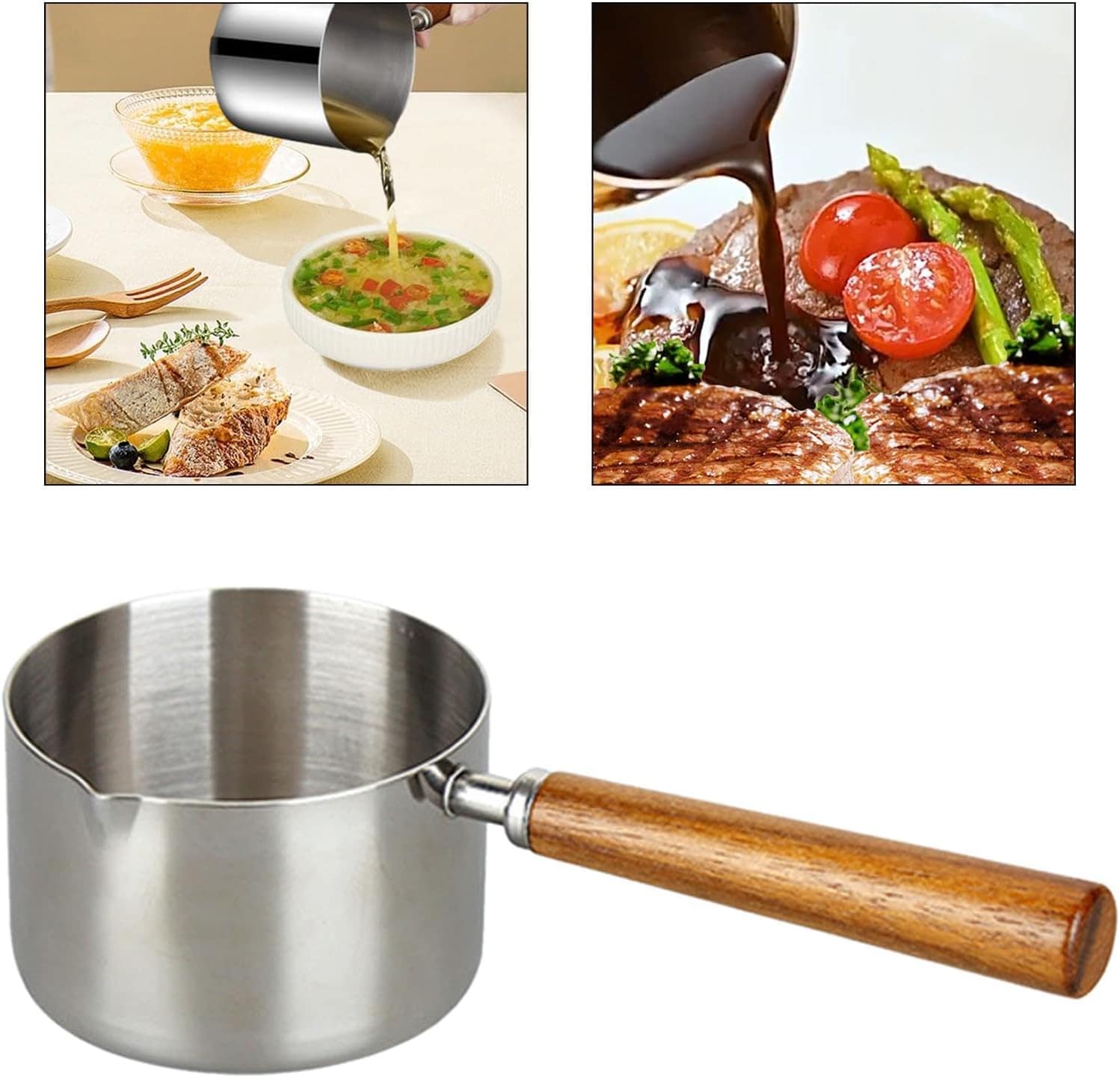 Besga Panelas de Aquecimento Pequenas Panelas de Sopa Mais Q... - Image 6