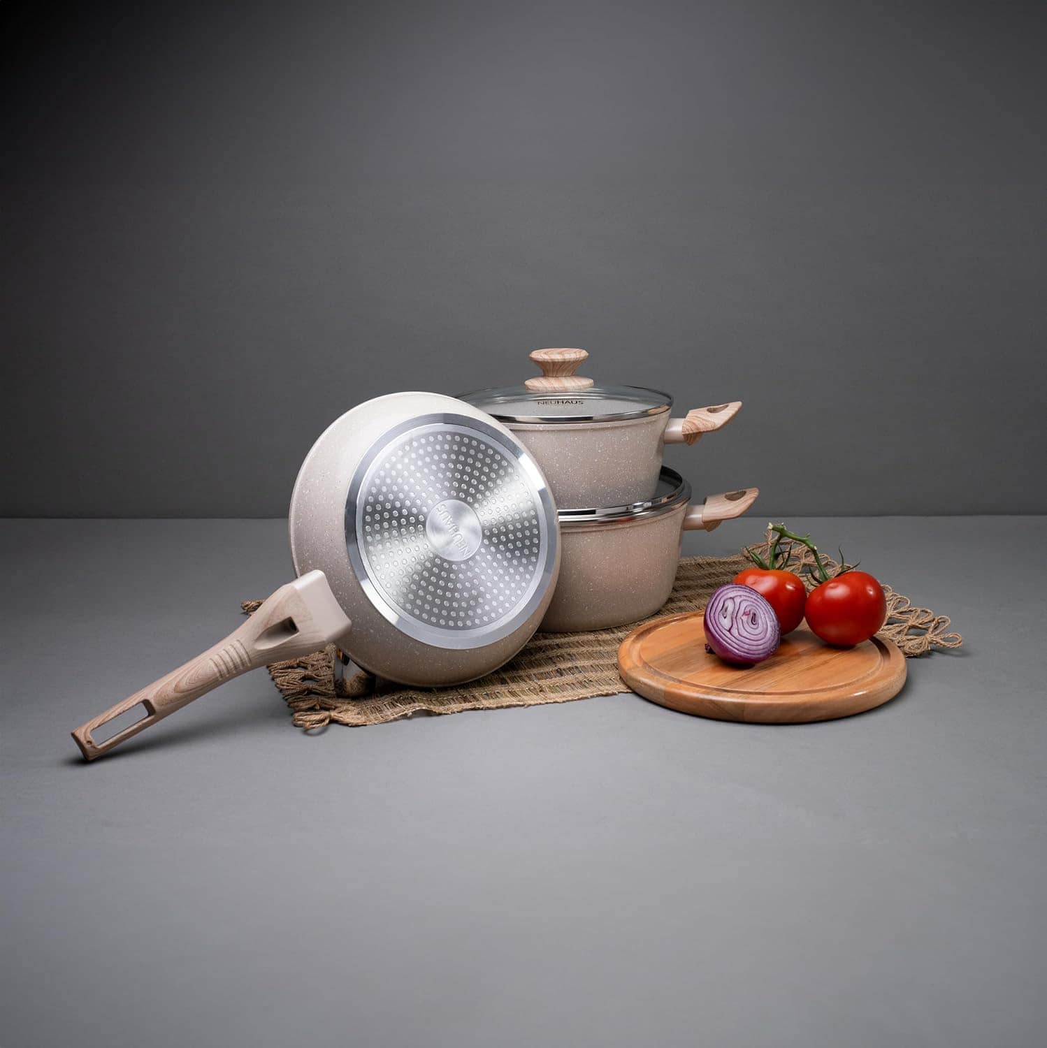 NEUHAUS Jogo de Panelas 5 Peças com Revestimento Cerâmico + ... - Image 4