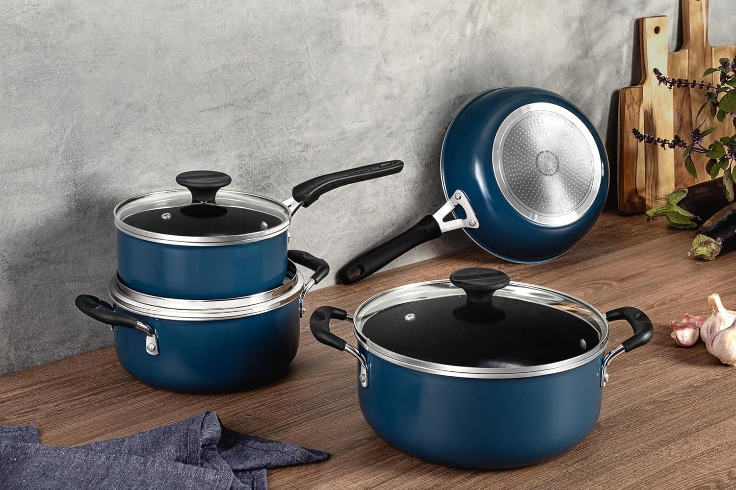 Jogo de Panelas Tramontina Tunis em Alumínio com Revestiment... - Image 2