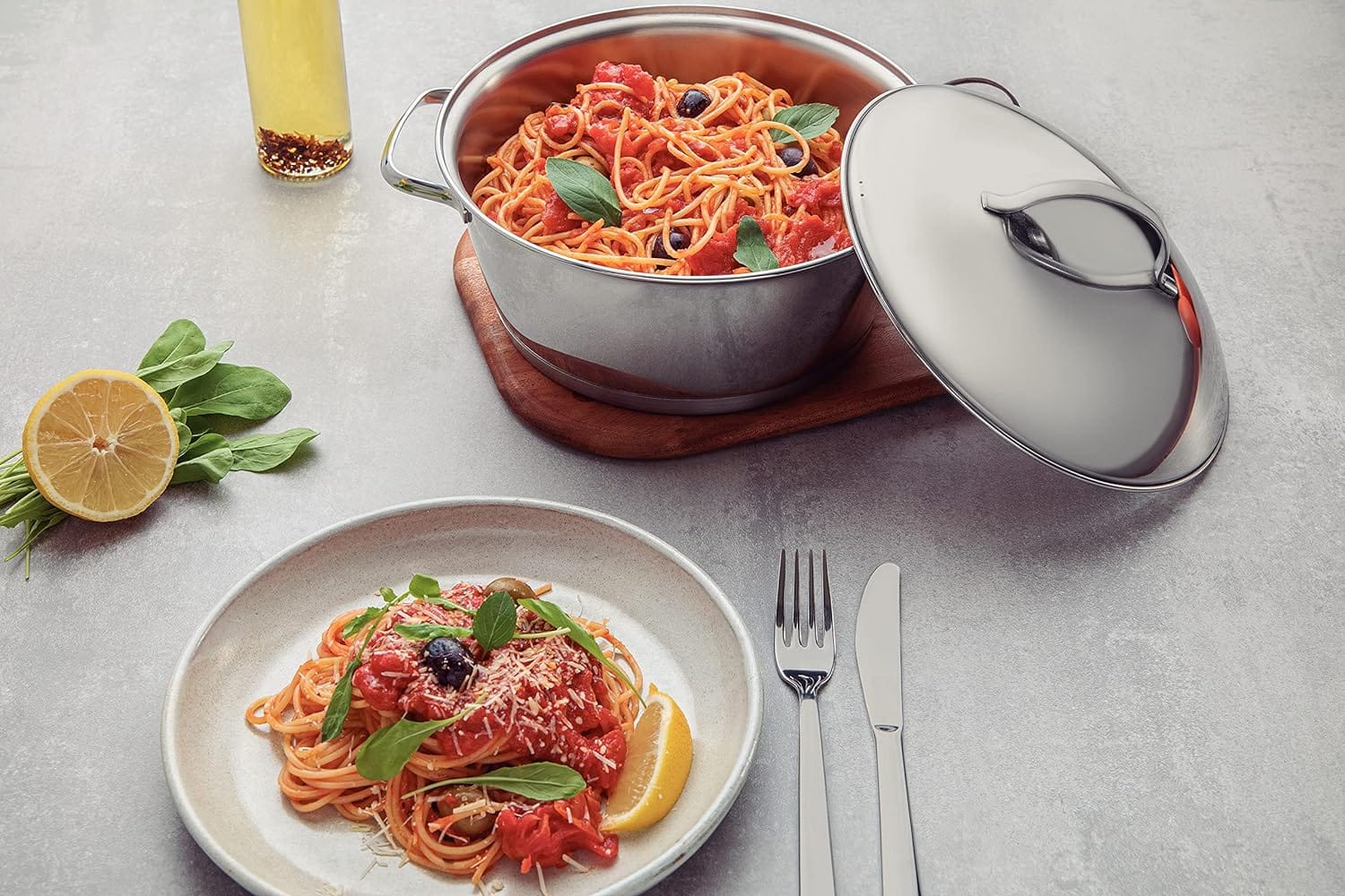 Jogo de Panelas Tramontina Allegra em Aço Inox com Fundo Tri... - Image 4