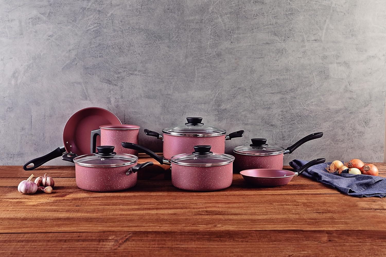 Jogo de Panelas Tramontina Linz em Alumínio com Revestimento... - Image 9