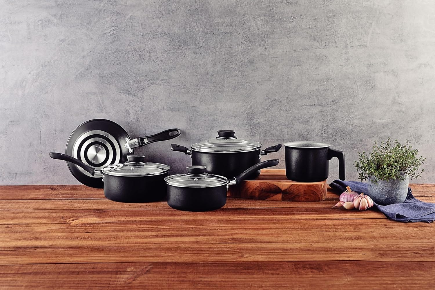 Jogo de Panelas Tramontina Linz em Aluminio com Revestimento... - Image 7