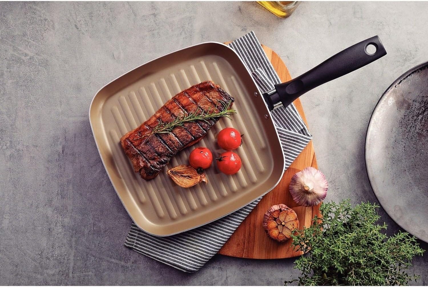 Bistequeira de Alumínio Antiaderente Turim 24cm Tramontina V... - Image 2